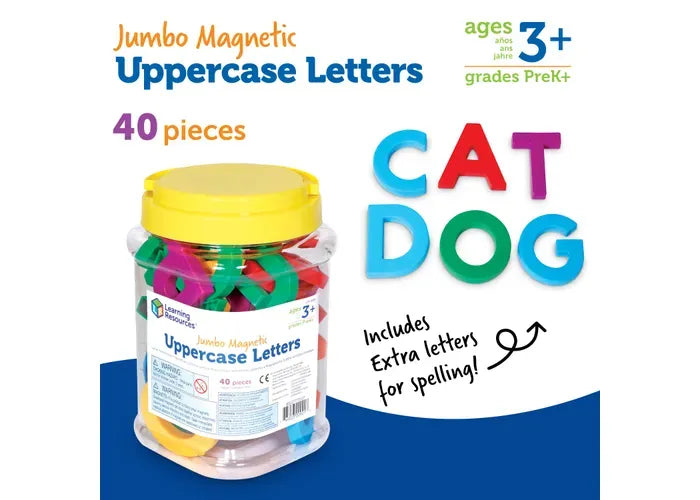 Learning Resources Jumbo Uppercase Magnetic Letters