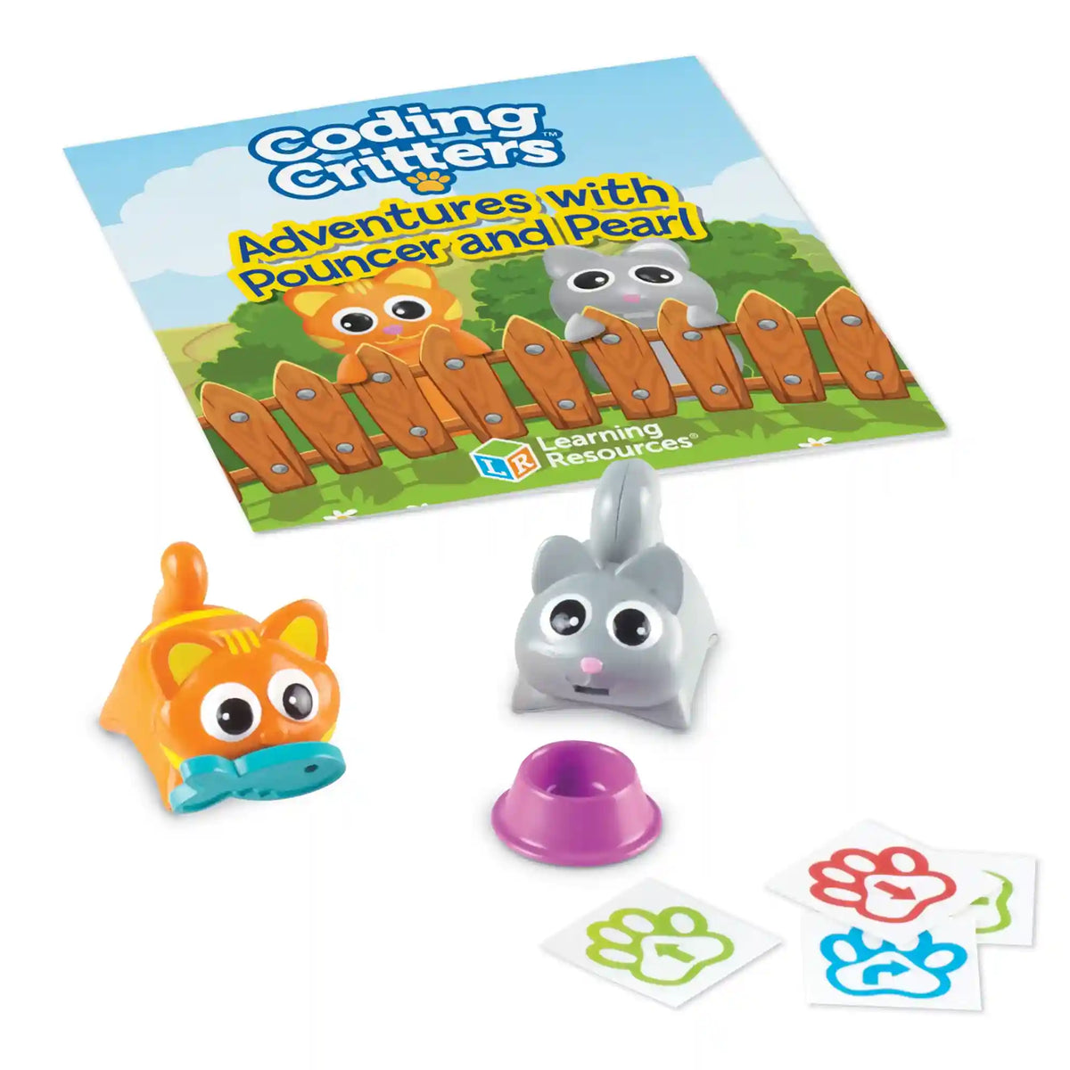 Learning Resources Coding Critters ® Pair-a-Pets: Adventures with Pouncer & Pearl
