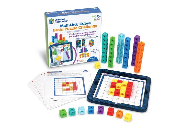 Learning Resources MathLink ® Cubes Brain Puzzle Challenge