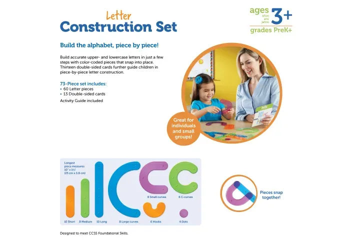 Learning Resources Letter Construction Activity Set
