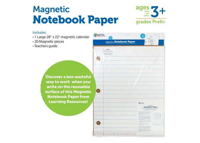 Learning Resources Magnetic Notebook Paper
