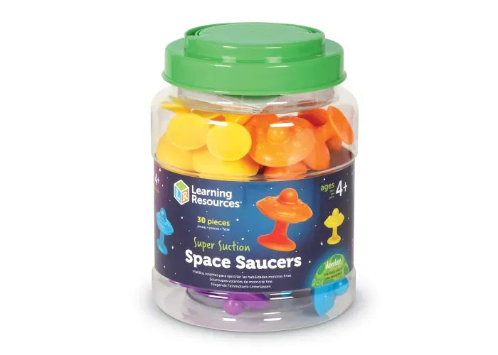 Learning Resources Super Suction Space Saucers
