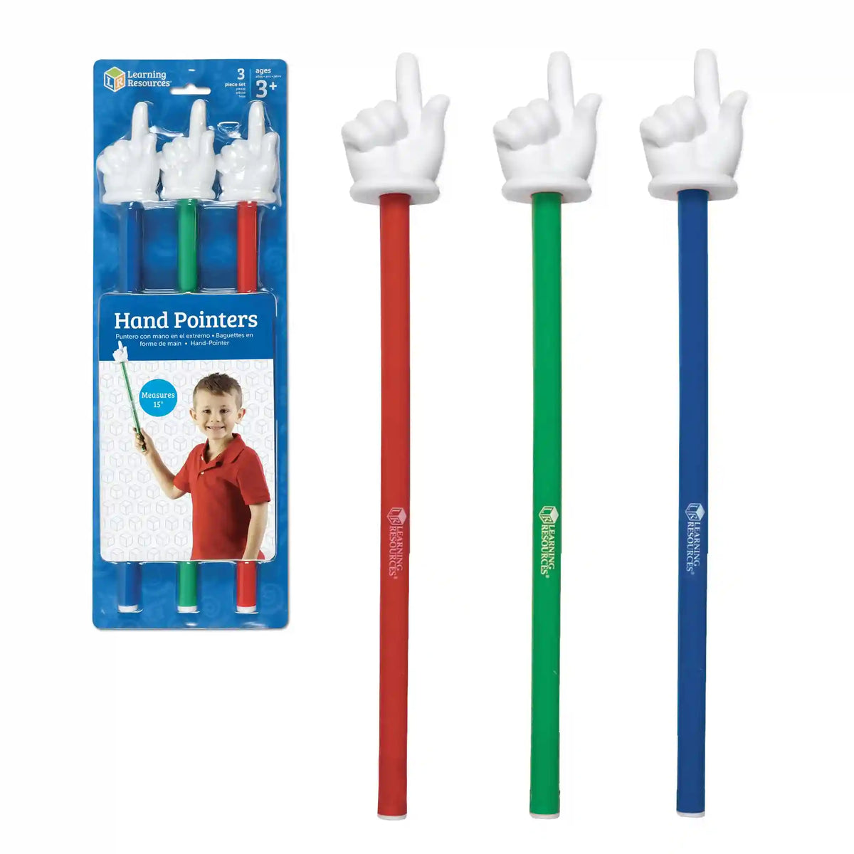 Learning Resources 15" Hand Pointers, Set of 3
