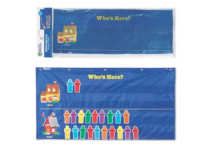 Learning Resources Attendance Pocket Chart