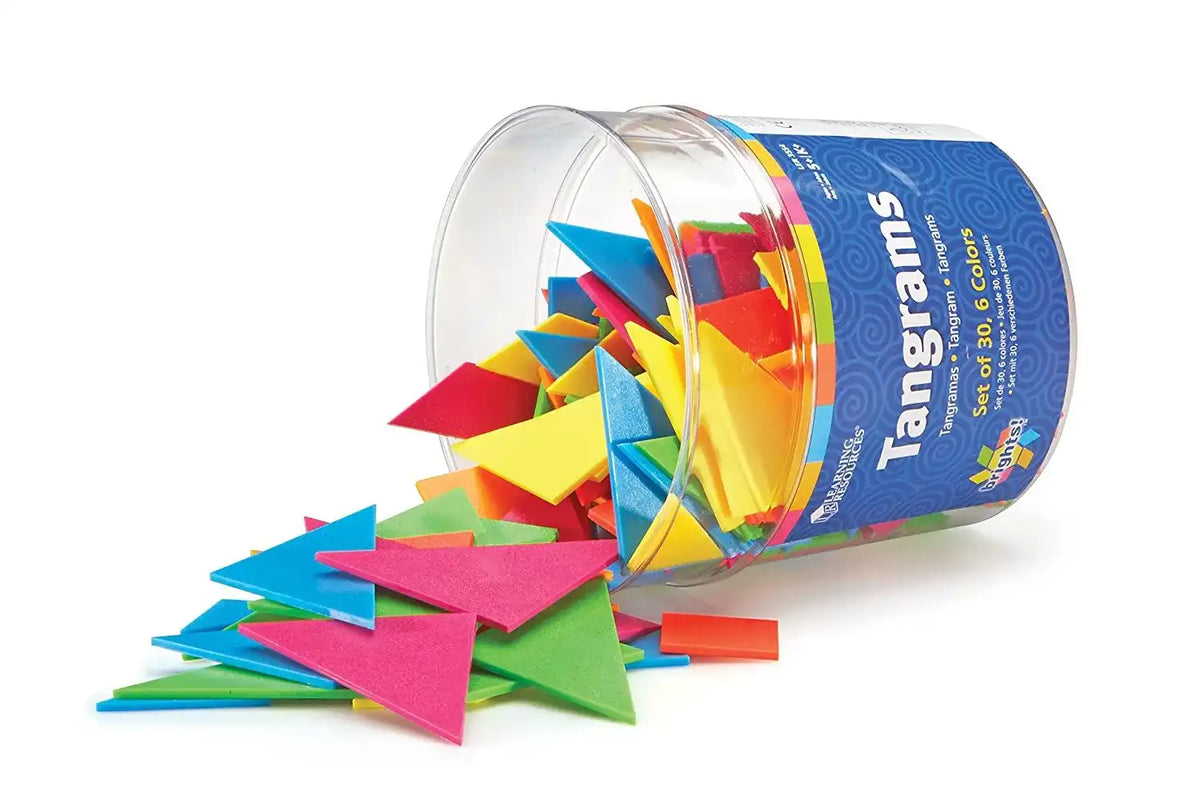 Learning Resources Brights! ® Tangrams Classpack