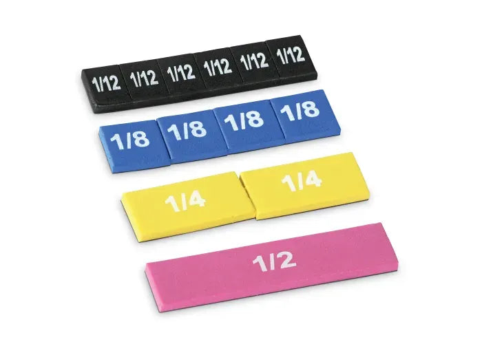 Learning Resources Rainbow Fraction ® Soft Foam Magnetic Tiles