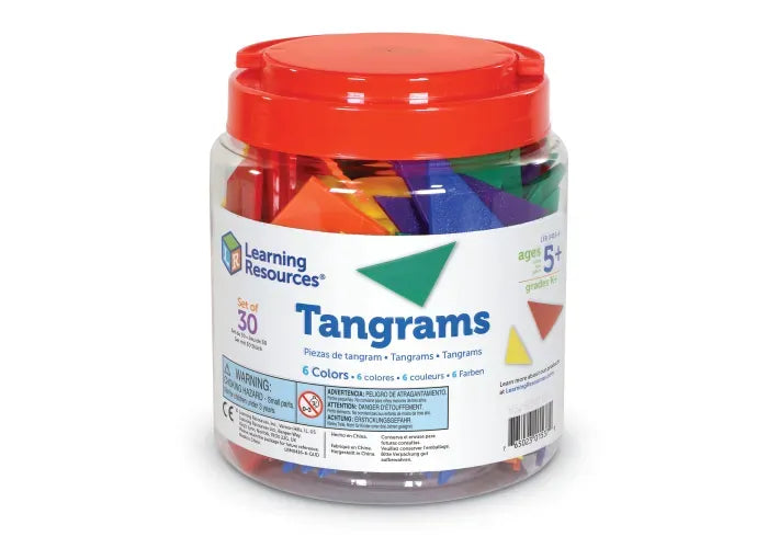 Learning Resources 6-Color Tangrams