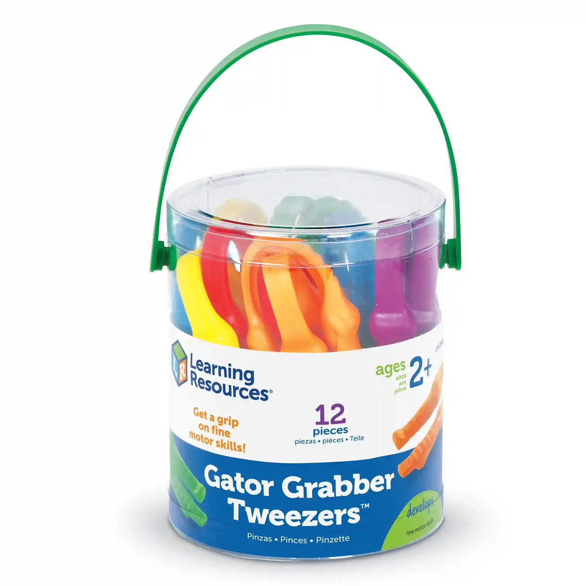Learning Resources Gator Grabber Tweezers ™ , Set of 12