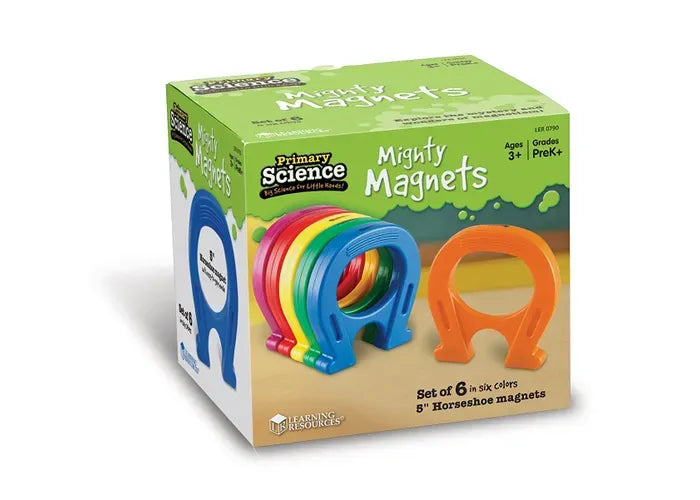 Learning Resources Primary Science ® Mighty Magnets, Set of 6