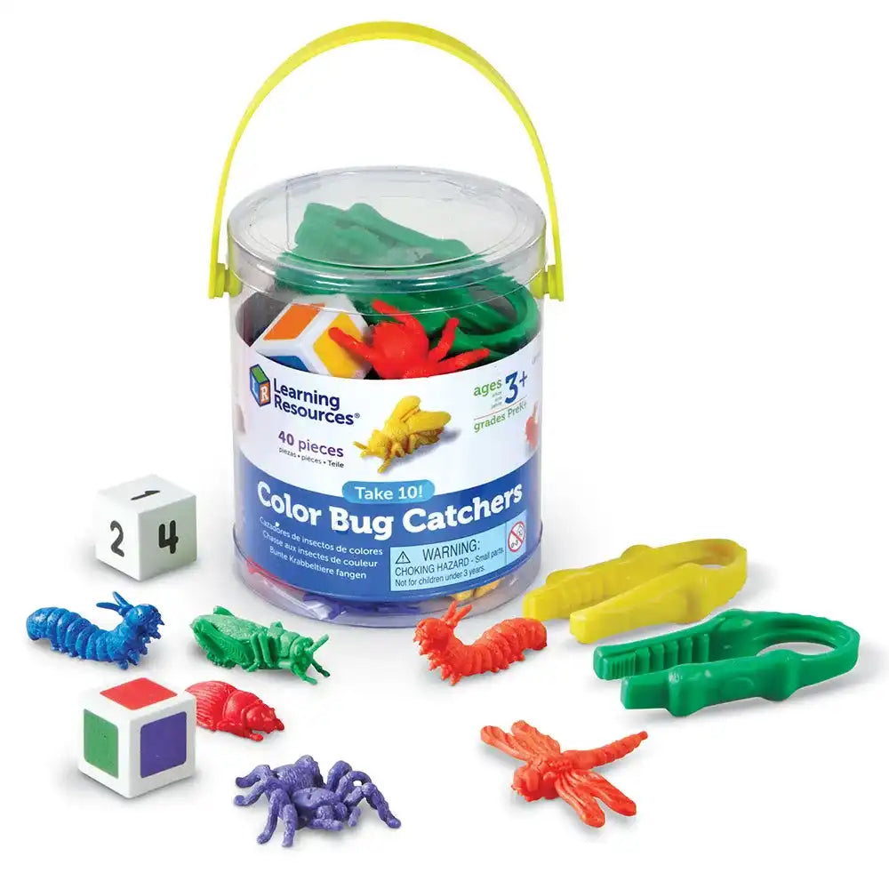 Learning Resources Take 10! Color Bug Catchers