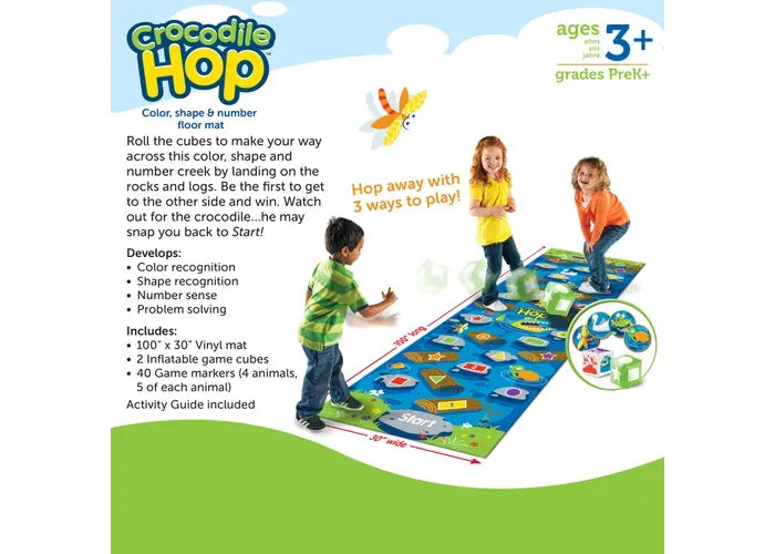 Learning Resources Crocodile Hop ™ Floor Game