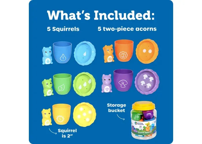 Learning Resources Snap-n-Learn ™ Surprise Squirrels