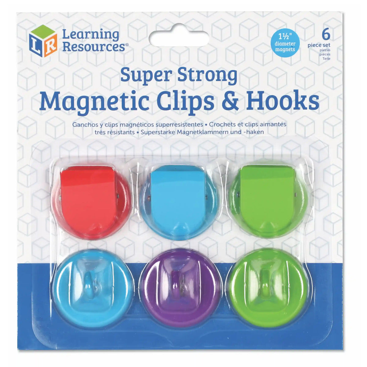 Learning Resources Super Strong Magnetic Hooks & Clips