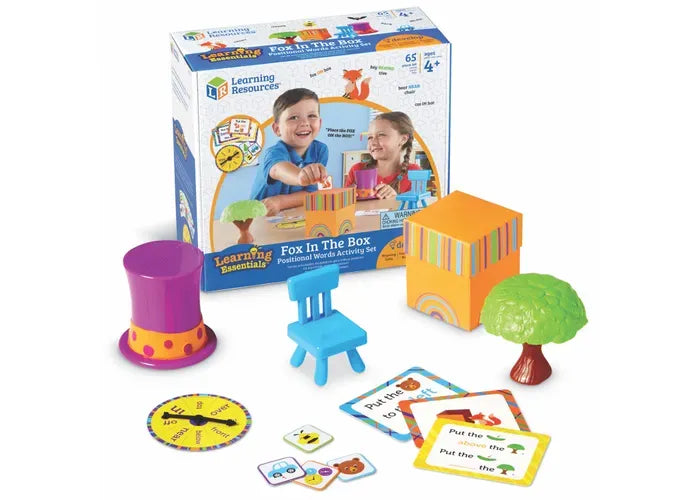 Learning Resources Fox in the Box Positional Words Activity Set
