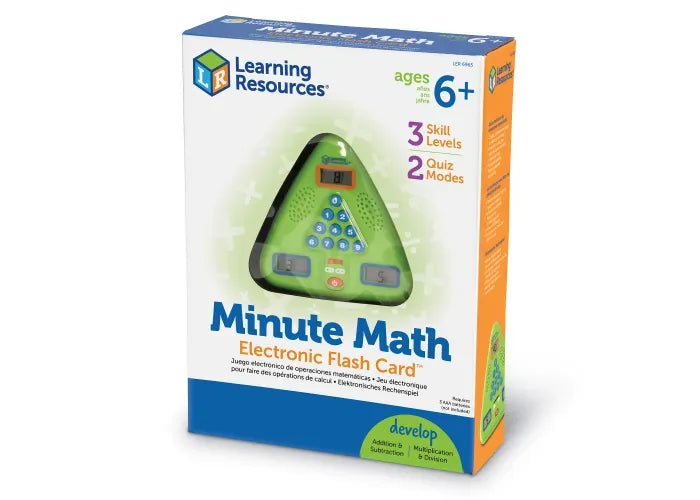 Learning Resources Minute Math Electronic Flash Card