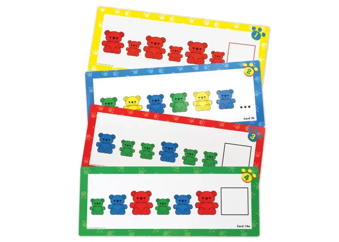 Learning Resources Three Bear Family ® Pattern Cards, Set of 16