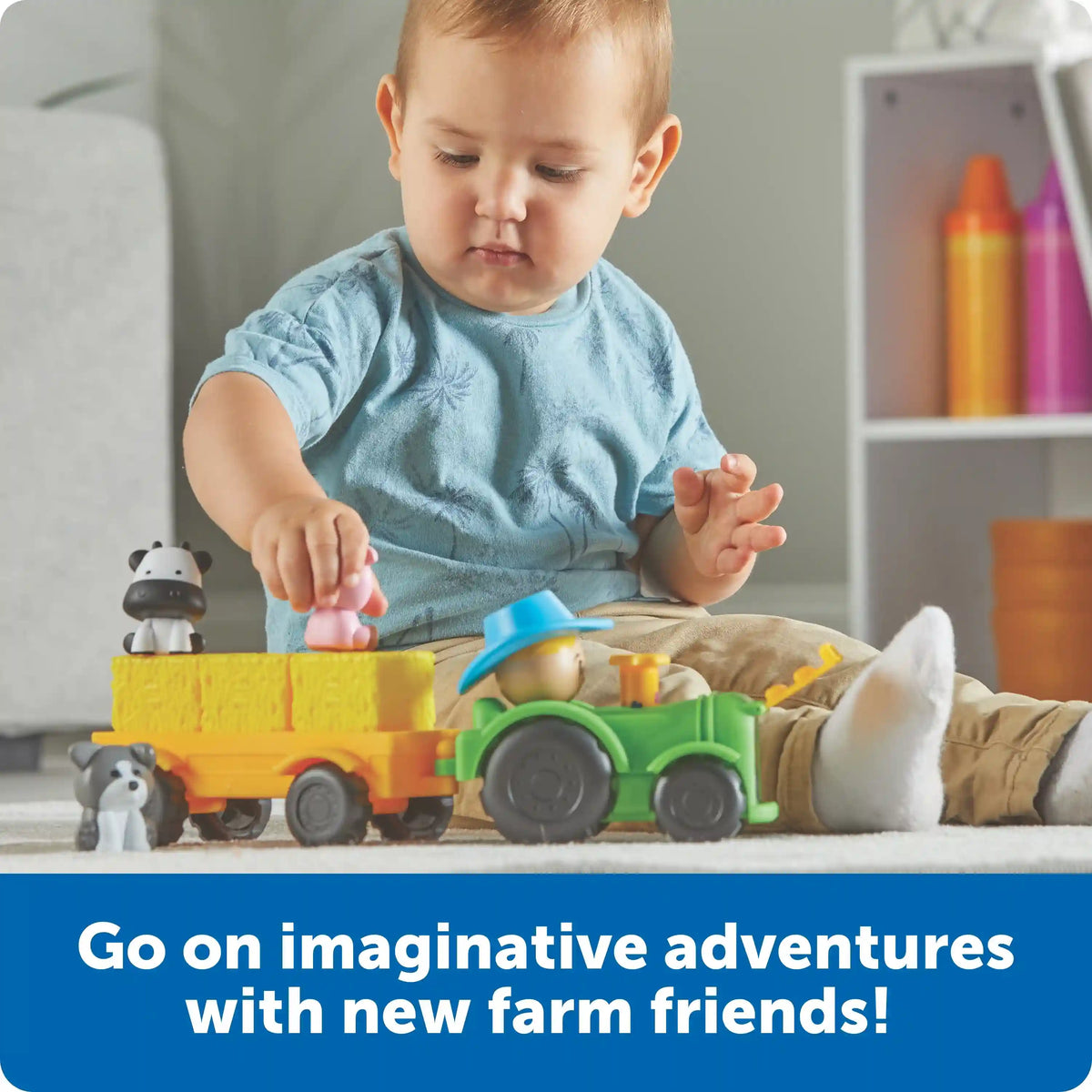 Learning Resources Peeksville ® Haul & Seek Tractor ™