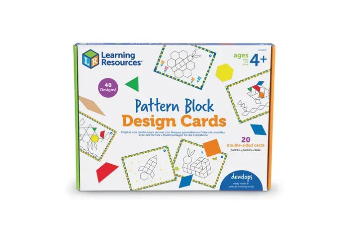 Learning Resources Pattern Block Design Cards