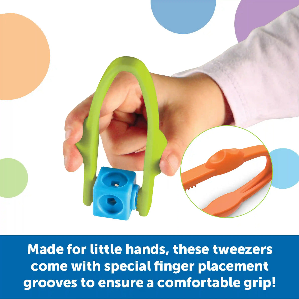 Learning Resources Easy-Grip Tweezers