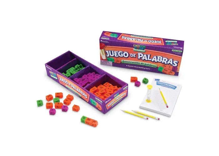 Learning Resources Juego de Palabras Spanish Reading Rods ® Word Game