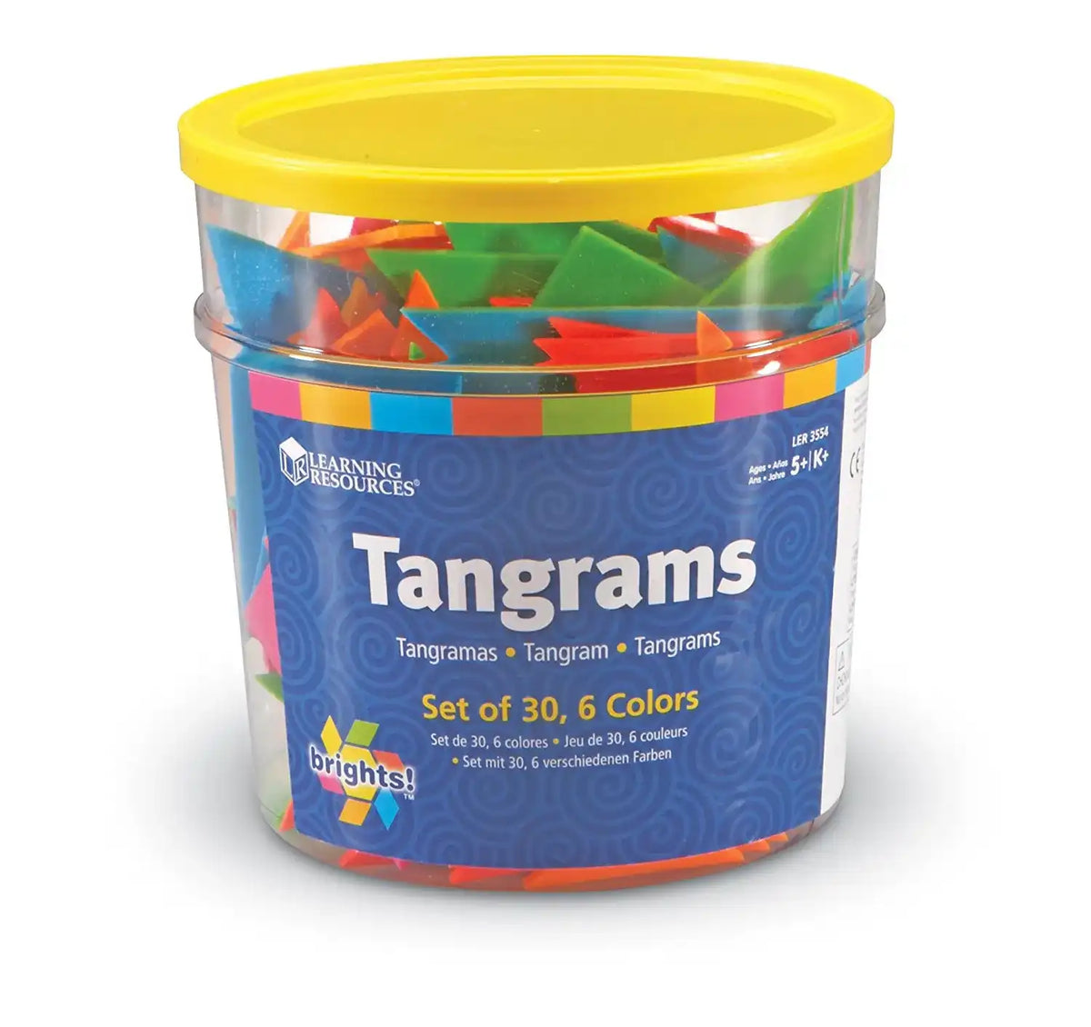 Learning Resources Brights! ® Tangrams Classpack
