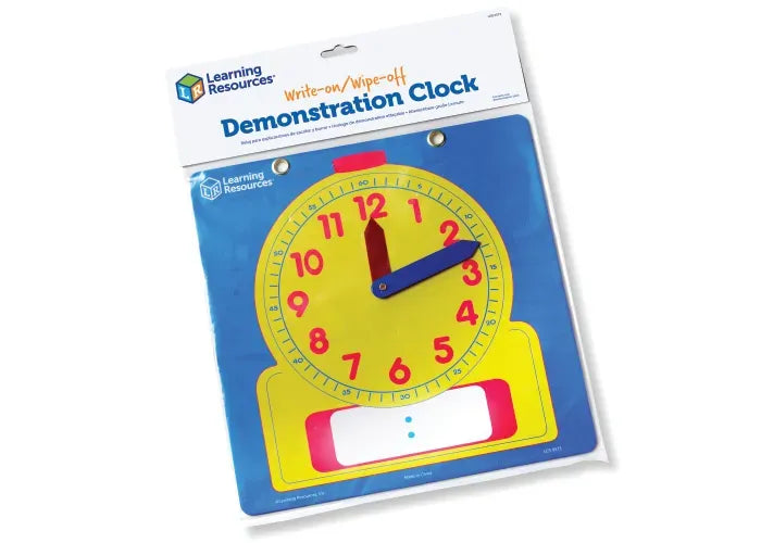 Learning Resources Write & Wipe Demonstration Clock