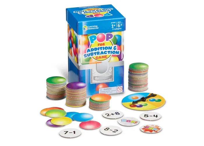 Learning Resources POP for Addition and Subtraction ™ Game