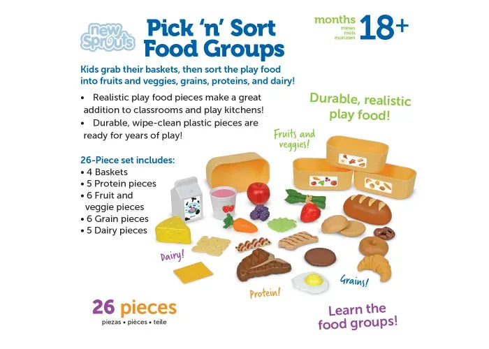 Learning Resources New Sprouts ® Pick 'n' Sort Food Groups