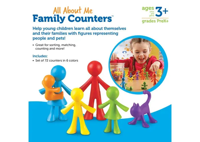 Learning Resources All About Me Family Counters ™