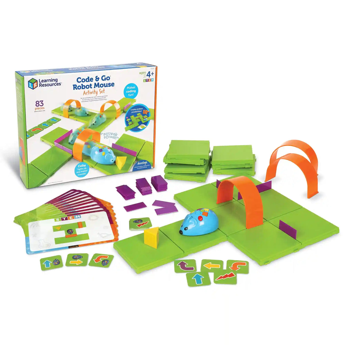Learning Resources Code & Go ® Robot Mouse Activity Set