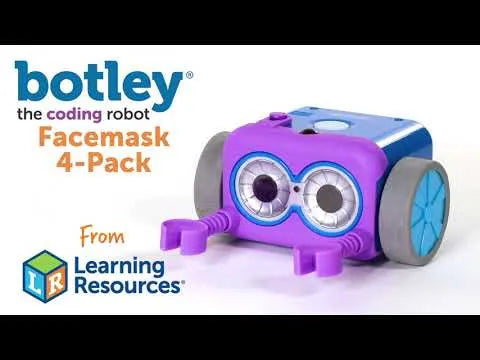 Learning Resources Botley ® the Coding Robot Facemask 4-Pack