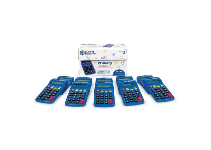 Learning Resources Primary Calculators, Set of 10