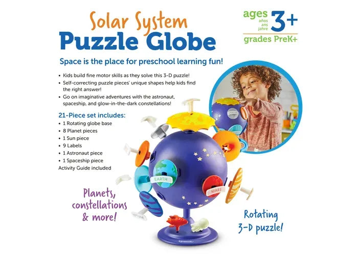 Learning Resources Solar System Puzzle Globe