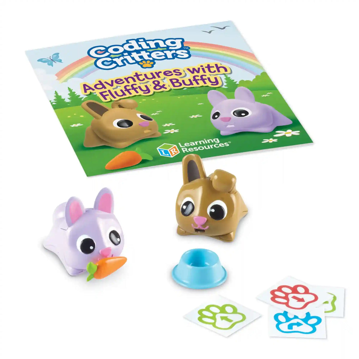 Learning Resources Coding Critters ® Pair-a-Pets: Adventures with Fluffy & Buffy