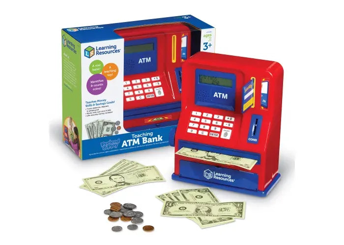 Learning Resources Pretend & Play ® Teaching ATM Bank