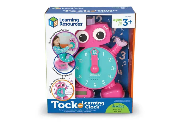 Learning Resources Tock the Learning Clock ® - Pink