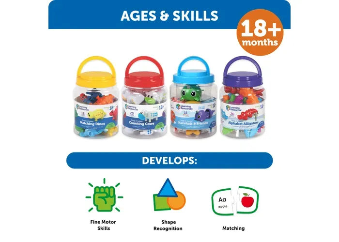 Learning Resources Snap-n-Learn ™ Matching Dinos