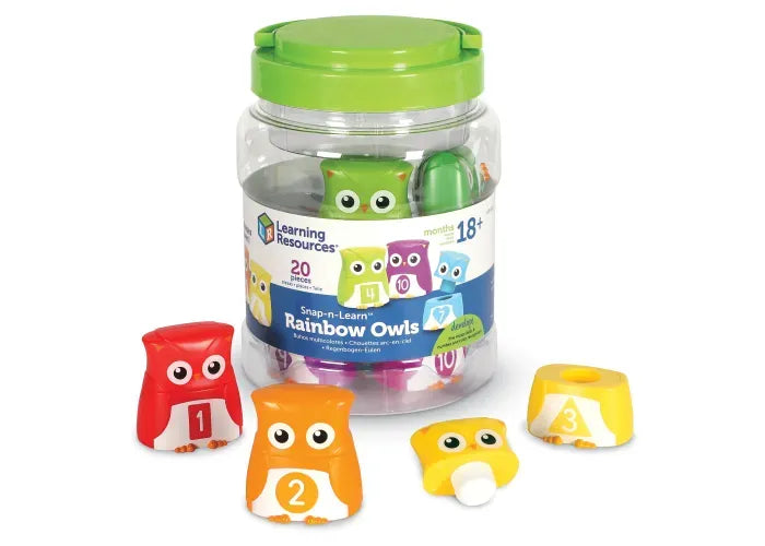 Learning Resources Snap-n-Learn ™ Rainbow Owls