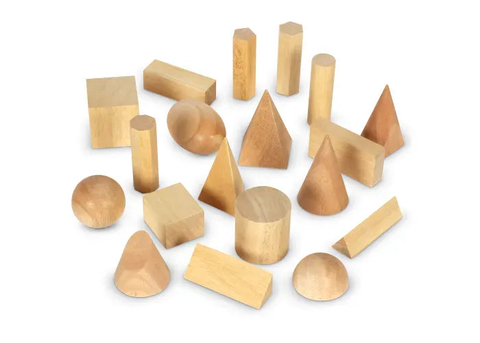 Learning Resources Wooden Geometric Solids