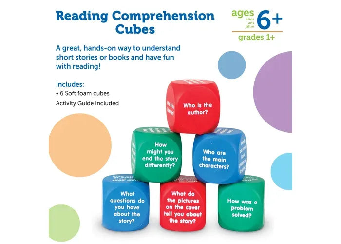Learning Resources Reading Comprehension Cubes
