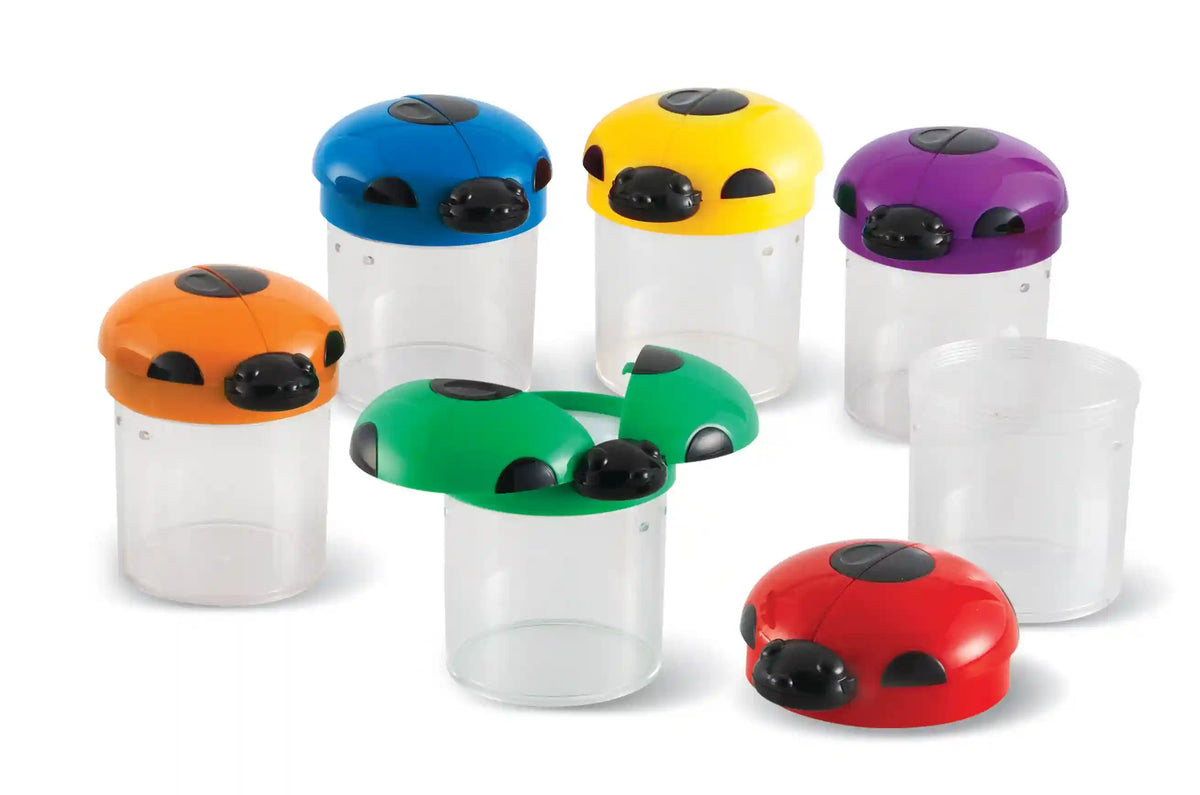 Learning Resources Primary Science ® Big View Bug Jars, Set of 12