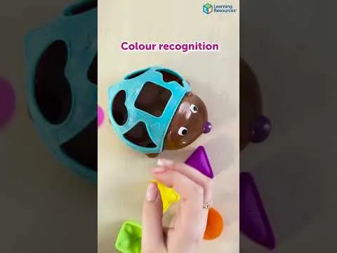 Learning Resources Spike the Fine Motor Hedgehog ® Poppin’ Shapes Sorter