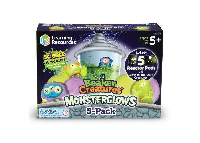 Learning Resources Beaker Creatures ® Monsterglows 5-Pack