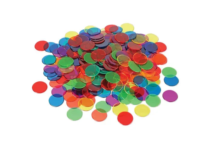 Learning Resources Transparent Counters, Set of 250