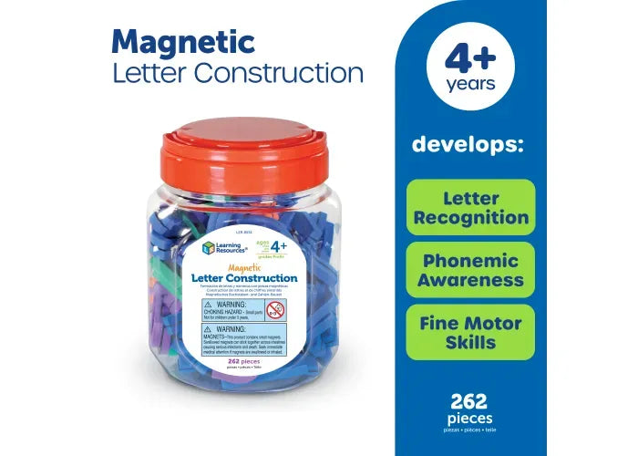 Learning Resources Magnetic Letter and Number Construction Activity Set