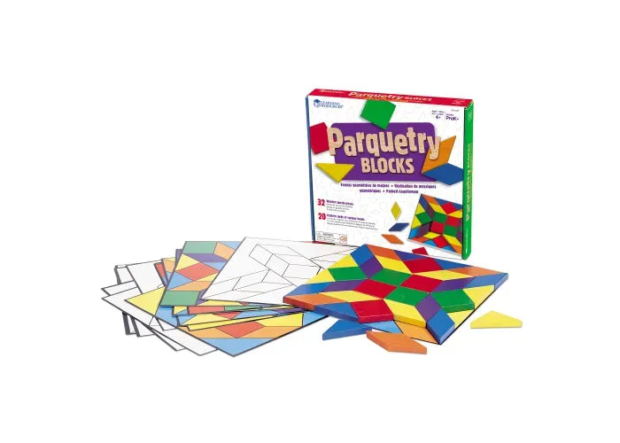 Learning Resources Parquetry Blocks & Cards Set