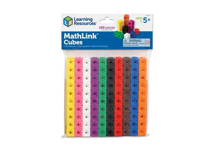 Learning Resources MathLink ® Cubes, Set of 100