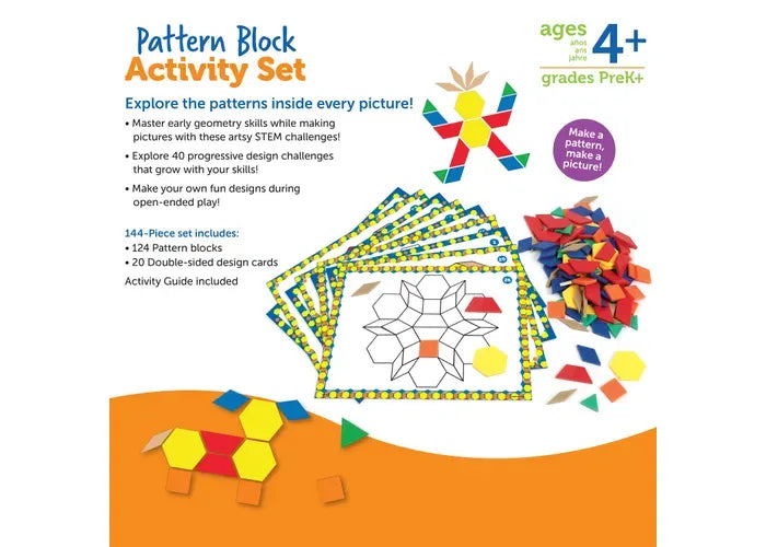 Learning Resources Pattern Block Activity Set