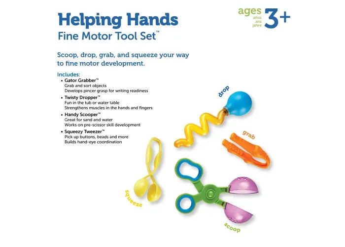 Learning Resources Helping Hands ™ Fine Motor Tool Set