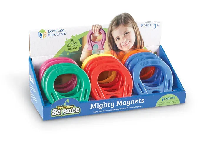Learning Resources Primary Science ® Mighty Magnets ™ , Set of 12